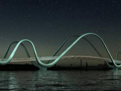 В Киеве появится новый пешеходный мост: он соединит остров «Оболонский» с набережной