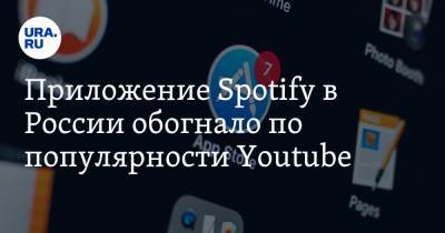 Приложение Spotify в России обогнало по популярности Youtube