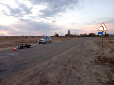 Под Астраханью 15-летний мотоциклист пострадал в ДТП