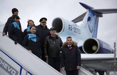 Ту-154 выполнил последний гражданский перелет в России