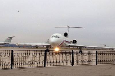 Ту-154 совершил последний в РФ гражданский перелет