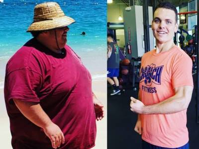 Из-за стыда 29-летний парень сумел похудеть на 130 килограммов