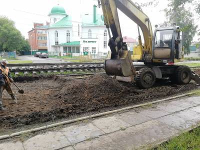 На улице Радищева заменят трамвайные пути