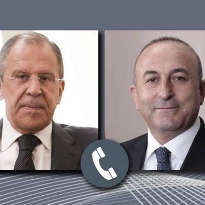 Министры иностранных дел России и Турции провели телефонные переговоры