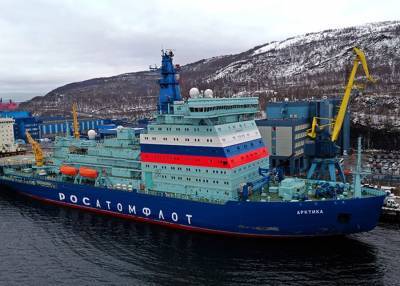 Ледокол "Арктика" отправится в первое плавание по Севморпути в конце недели
