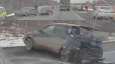 На трассе Тюмень — Омск молодой водитель создал аварию