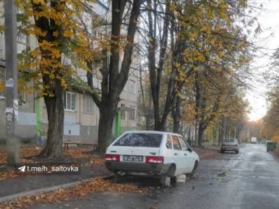 В Харькове «герой парковки» проснулся утром, и увидел свою «награду»