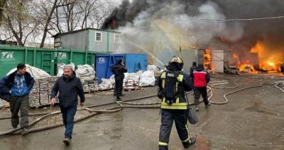 Пожар в ангаре на юго-востоке Москвы локализован