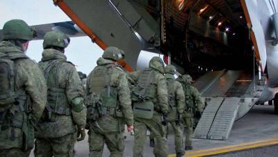 Командование российских миротворцев прибыло в Армению