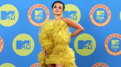 Прозрачный наряд певицы на премии MTV привлек внимание соцсетей