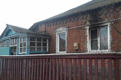 В Рязанской области у пенсионерки сгорел дом