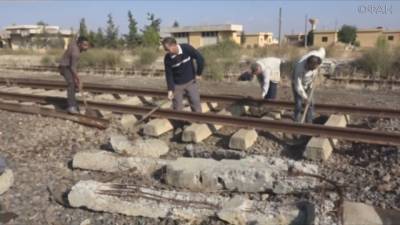 Ремонт железной дороги между Алеппо и Дамаском начался в Сирии