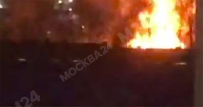 Пожар на территории завода на севере Москвы локализован