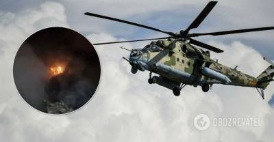 В Армении сбит вертолет Ми-24: Путин назвал имена погибших пилотов. Видео