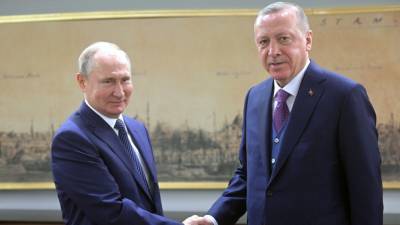 Путин провел с Эрдоганом переговоры по Карабаху и Сирии