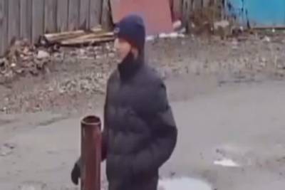 В Новосибирске ищут брызнувшего газовым баллончиком в почтальона грабителя. Видео