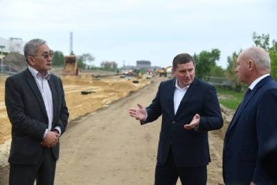 Губернатор проинспектирует строительство дороги-дублера 2-й Продольной