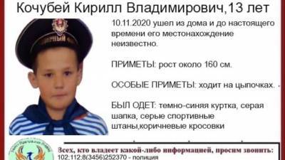 В Тобольске ищут 13-летнего мальчика