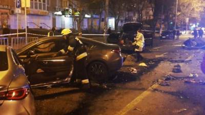 В Днепре произошло ДТП с участием пяти автомобилей, погиб один человек