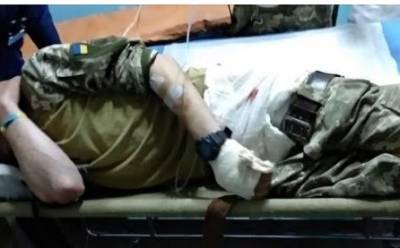 Под Донецком ранен боец ВСУ