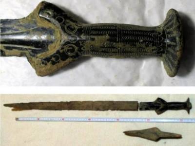 Чешский грибник вместо грибов нашел меч и топор бронзового века