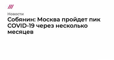Собянин: Москва пройдет пик COVID-19 через несколько месяцев