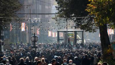 В Ереване тысячи участников митинга требуют отставки премьер-министра Пашиняна