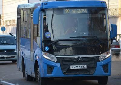В Рязани коммерческий перевозчик сам поменял маршрут своего автобуса