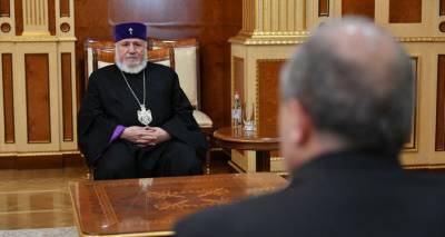 Президент Саркисян и Католикос всех армян обсудили заявление по Карабаху