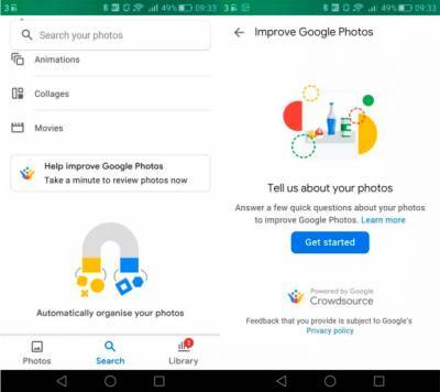 Google предложила пользователям Google Фото помочь в развитии ИИ по распознаванию объектов на снимках