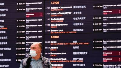 В аэропортах Москвы задержали и отменили 20 рейсов