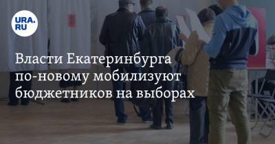 Власти Екатеринбурга по-новому мобилизуют бюджетников на выборах. Инсайд