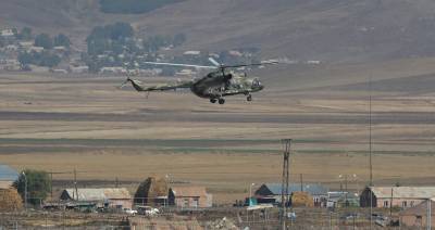 Российские вертолеты задействуют в миротворческой операции в Нагорном Карабахе