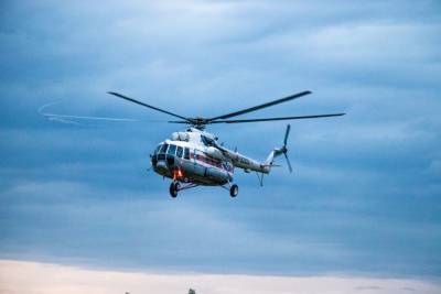 Вертолет оперативно доставил пациента из области в Тверь