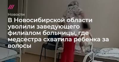 В Новосибирской области уволили заведующего филиалом больницы, где медсестра схватила ребенка за волосы