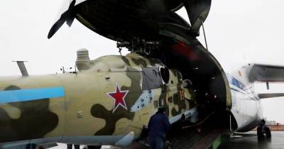 В Карабах прибыли российские боевые вертолеты (видео)