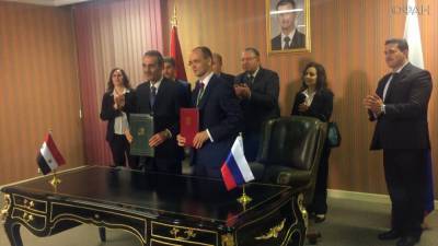 Россия и Сирия подписали соглашение о сотрудничестве в сфере образования