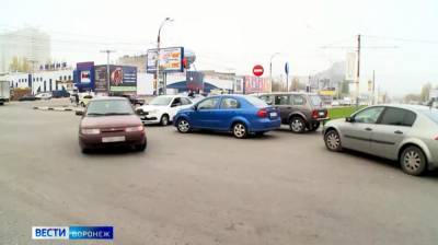 В Воронеже из-за «выделенки» на Северном мосту запретят левые повороты на Перевёрткина
