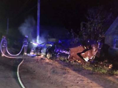 В Киевской области в ДТП погиб водитель и травмированы двое пассажиров