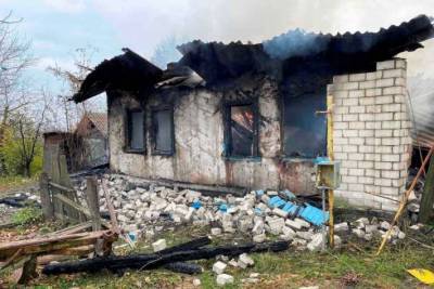 На Черниговщине в результате взрыва полностью уничтожен дом