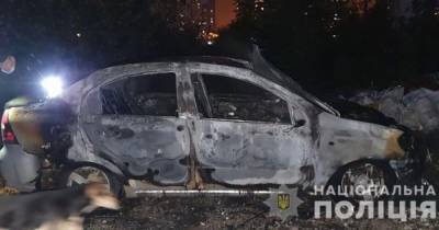 За выброшенные листья. Киевлянина избили и сожгли ему автомобиль