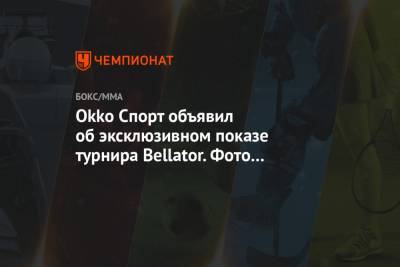 Okko Спорт объявил об эксклюзивном показе турнира Bellator. Фото с пресс-конференции