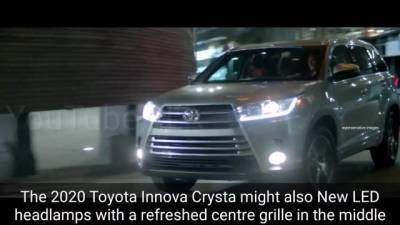 Toyota объявила старт продаж обновленного минивэна Innova Crysta