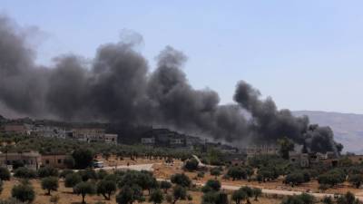 База шиитских отрядов на севере Сирии подверглась авианалету