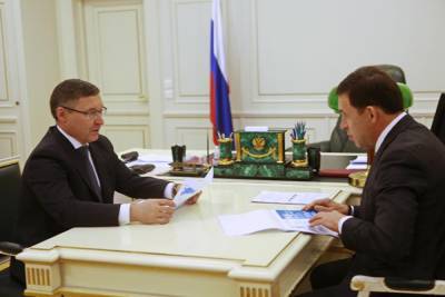 Якушев и Куйвашев обсудили ситуацию с коронавирусом в Свердловской области