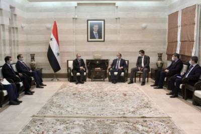 Встреча главы МИД Абхазии и премьера Сирии прошла в Дамаске