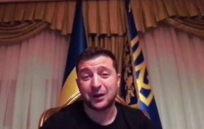 Зеленский сделал видеообращение из Феофании