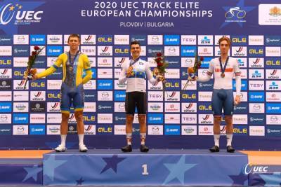 Украинец Гладыш выиграл серебро на ЧЕ по велоспорту на треке
