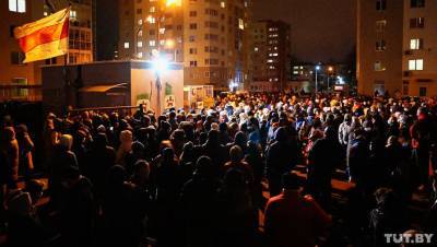 В Минске на «Площади перемен» прошла минута молчания