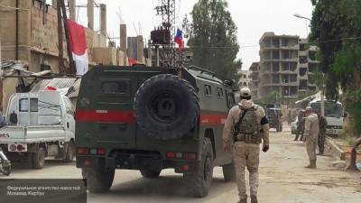 Самодельная бомба взорвалась на пути следования российского патруля в Сирии